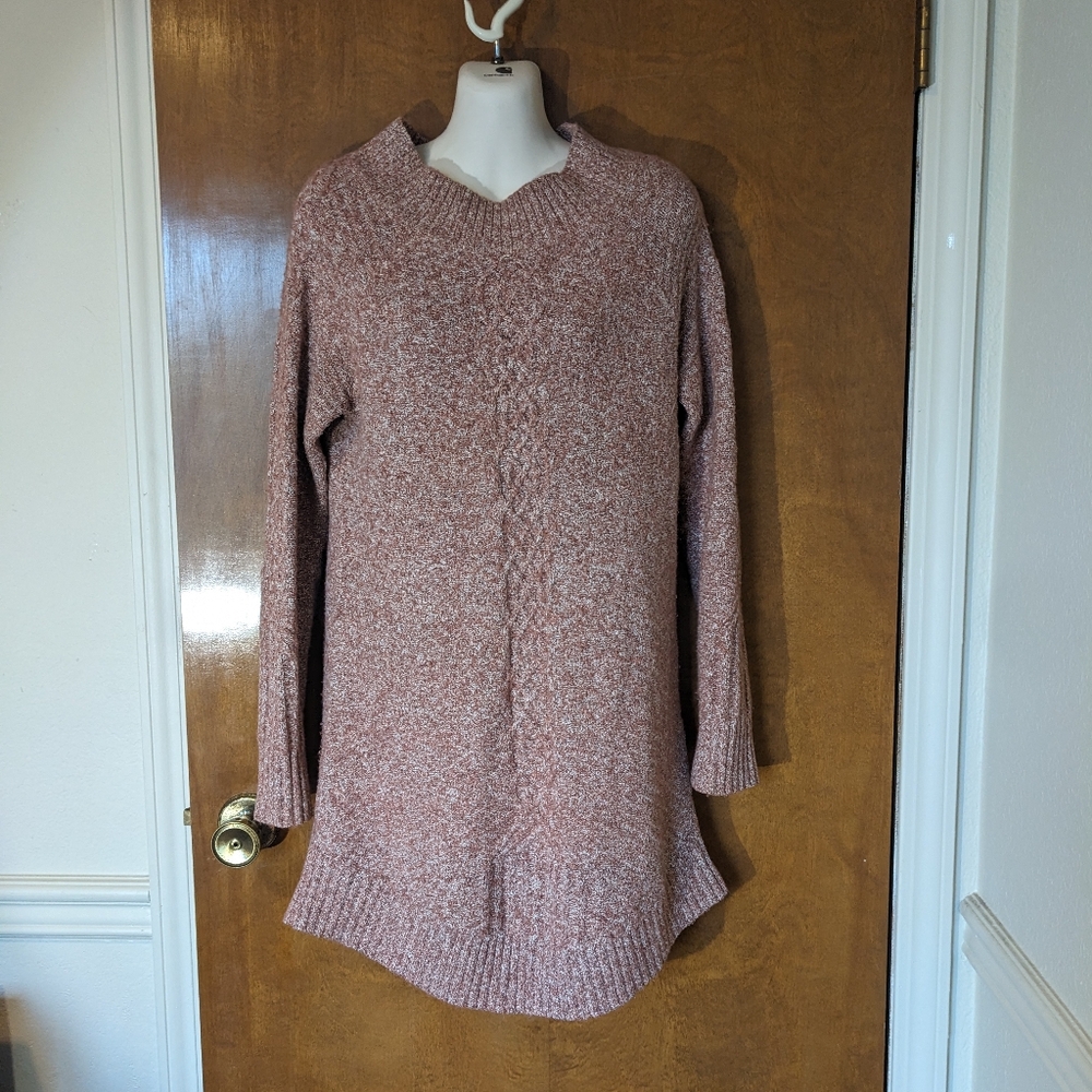 prAna Cadwell Pink Mauve Sweater Dress